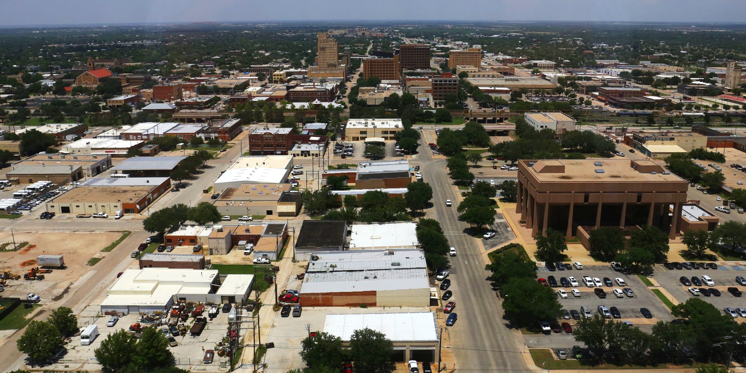 Abilene, TX skyline, the corridor Whipshipper carriers serve daily