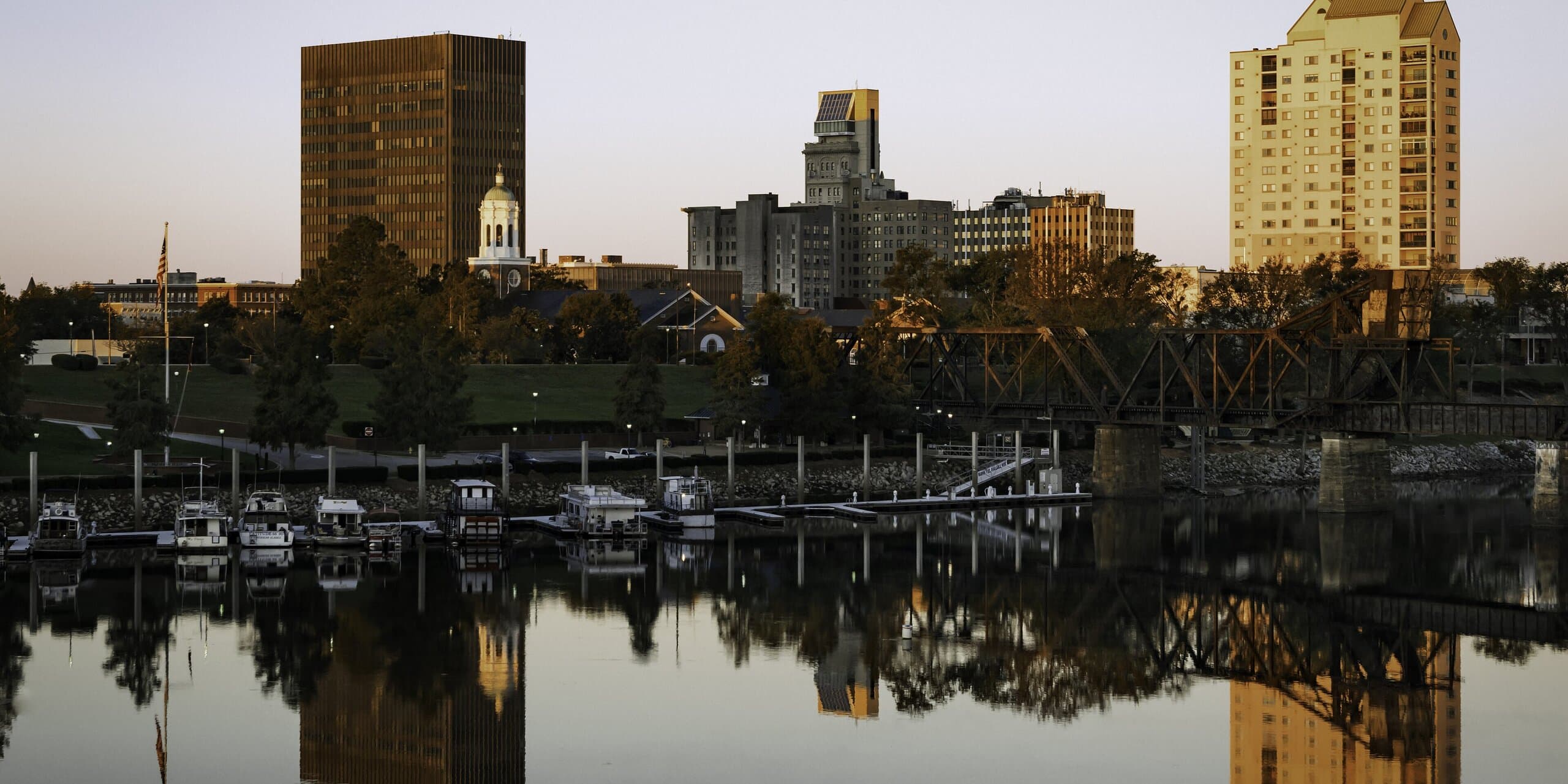Augusta, GA skyline, the corridor Whipshipper carriers serve daily