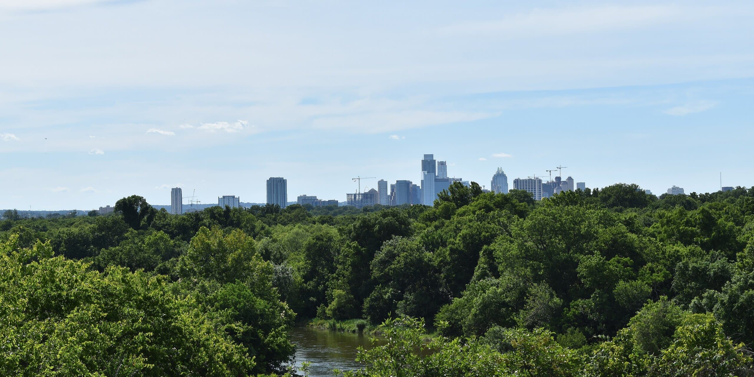 Austin, TX skyline, the corridor Whipshipper carriers serve daily