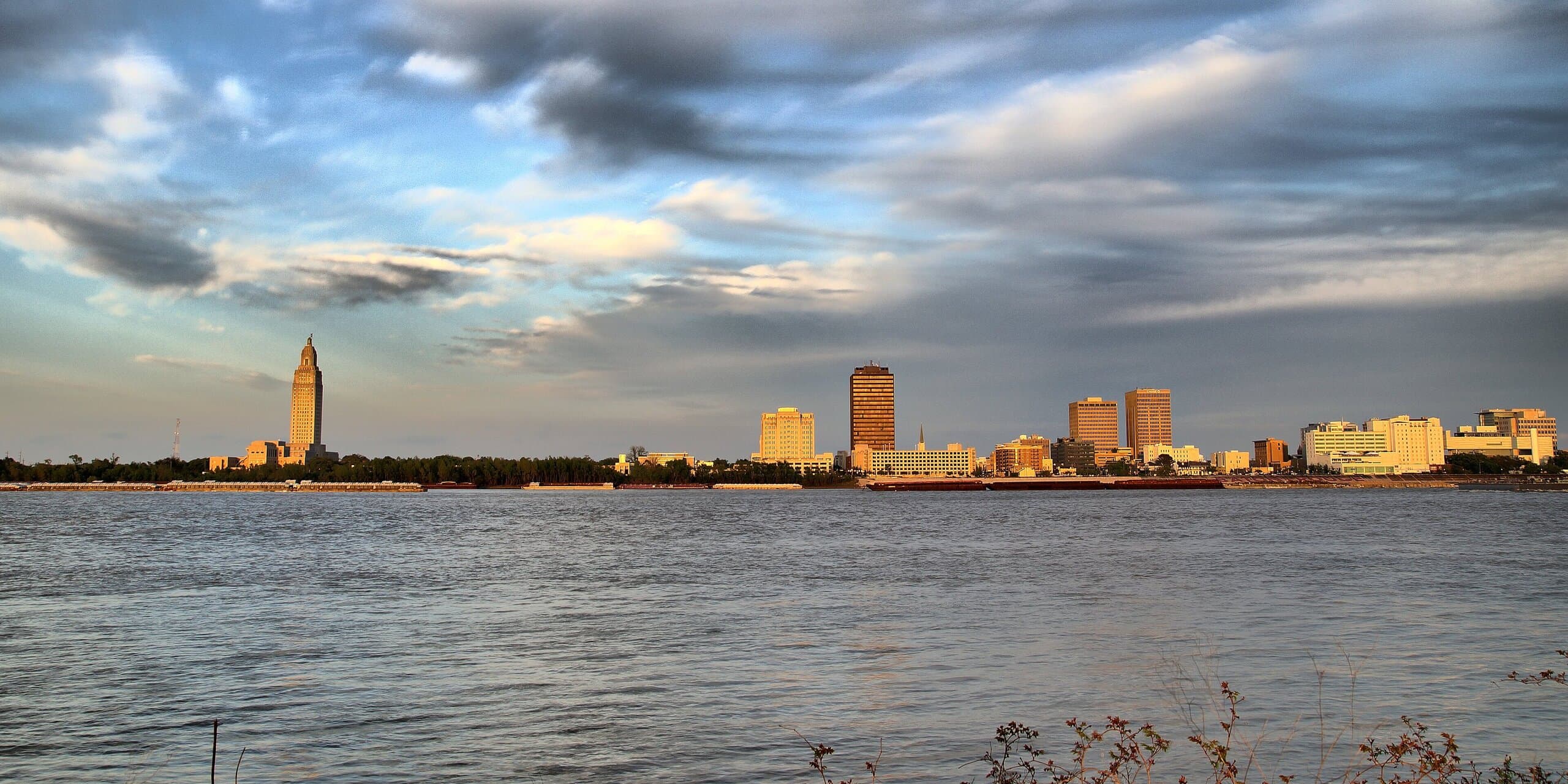 Baton Rouge, LA skyline, the corridor Whipshipper carriers serve daily