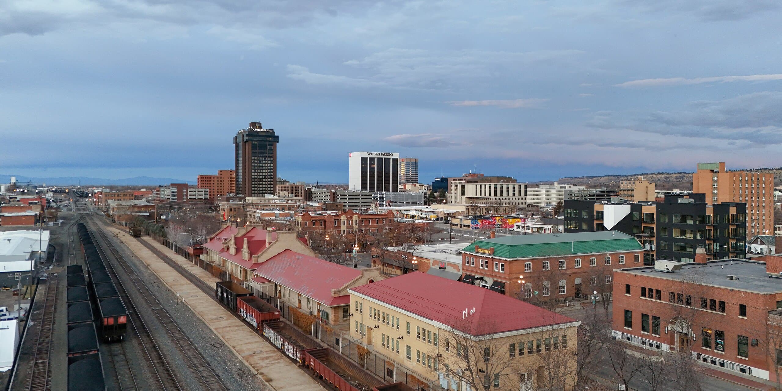 Billings, MT skyline, the corridor Whipshipper carriers serve daily