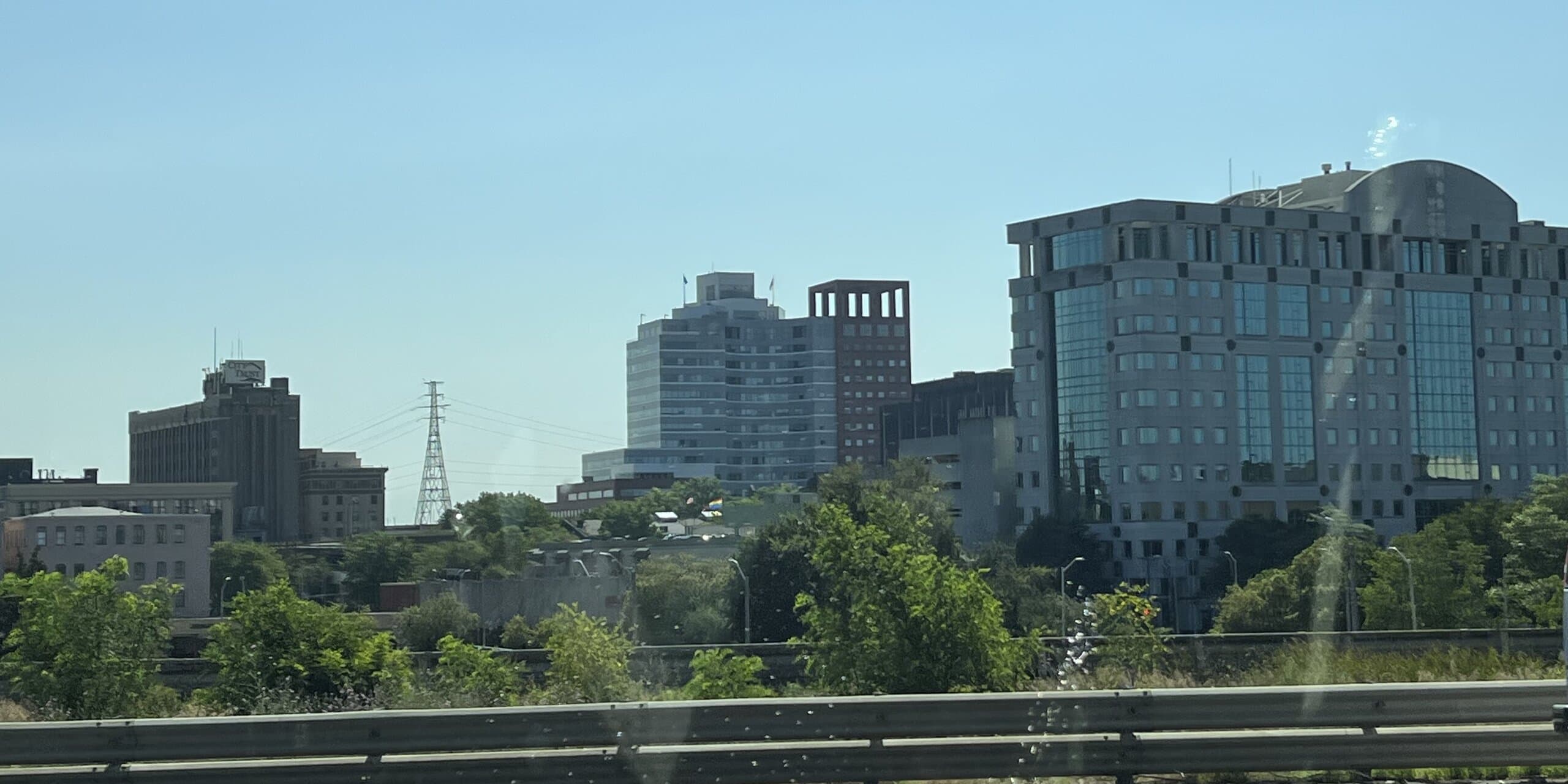 Bridgeport, CT skyline, the corridor Whipshipper carriers serve daily