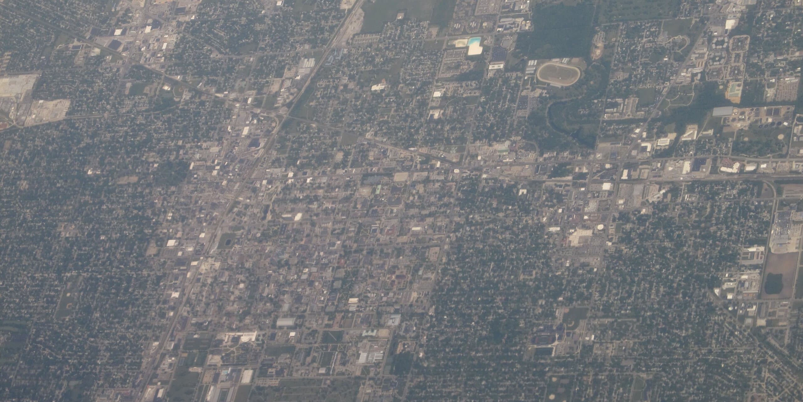Champaign, IL skyline, the corridor Whipshipper carriers serve daily