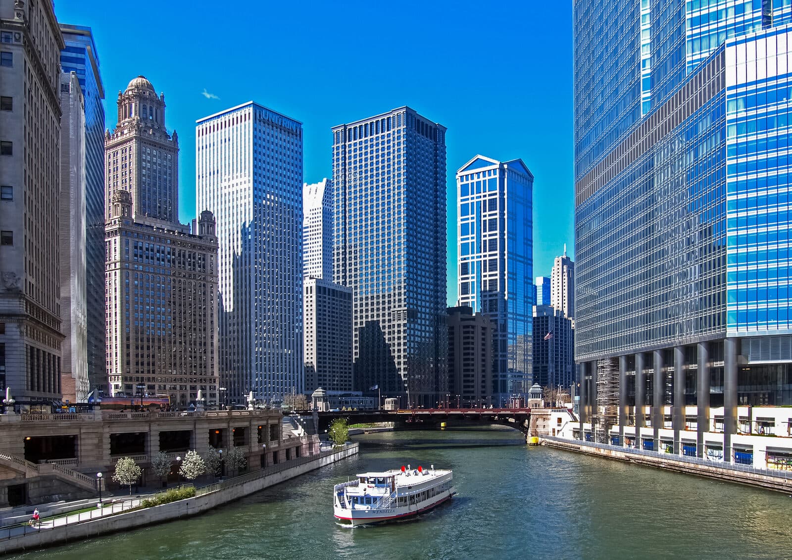 Chicago, IL — Chicago River ferry b