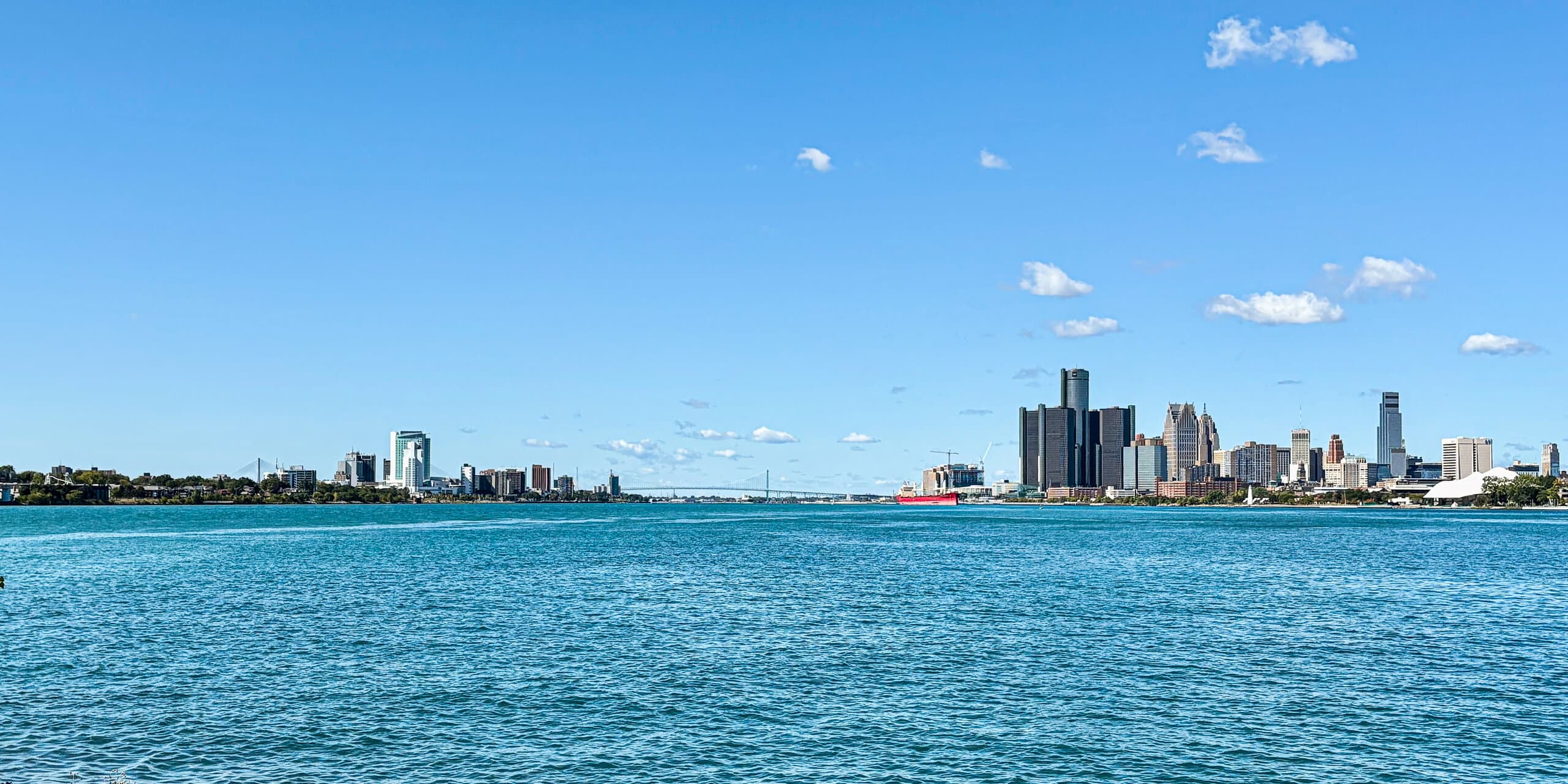 Detroit, MI skyline, the corridor Whipshipper carriers serve daily