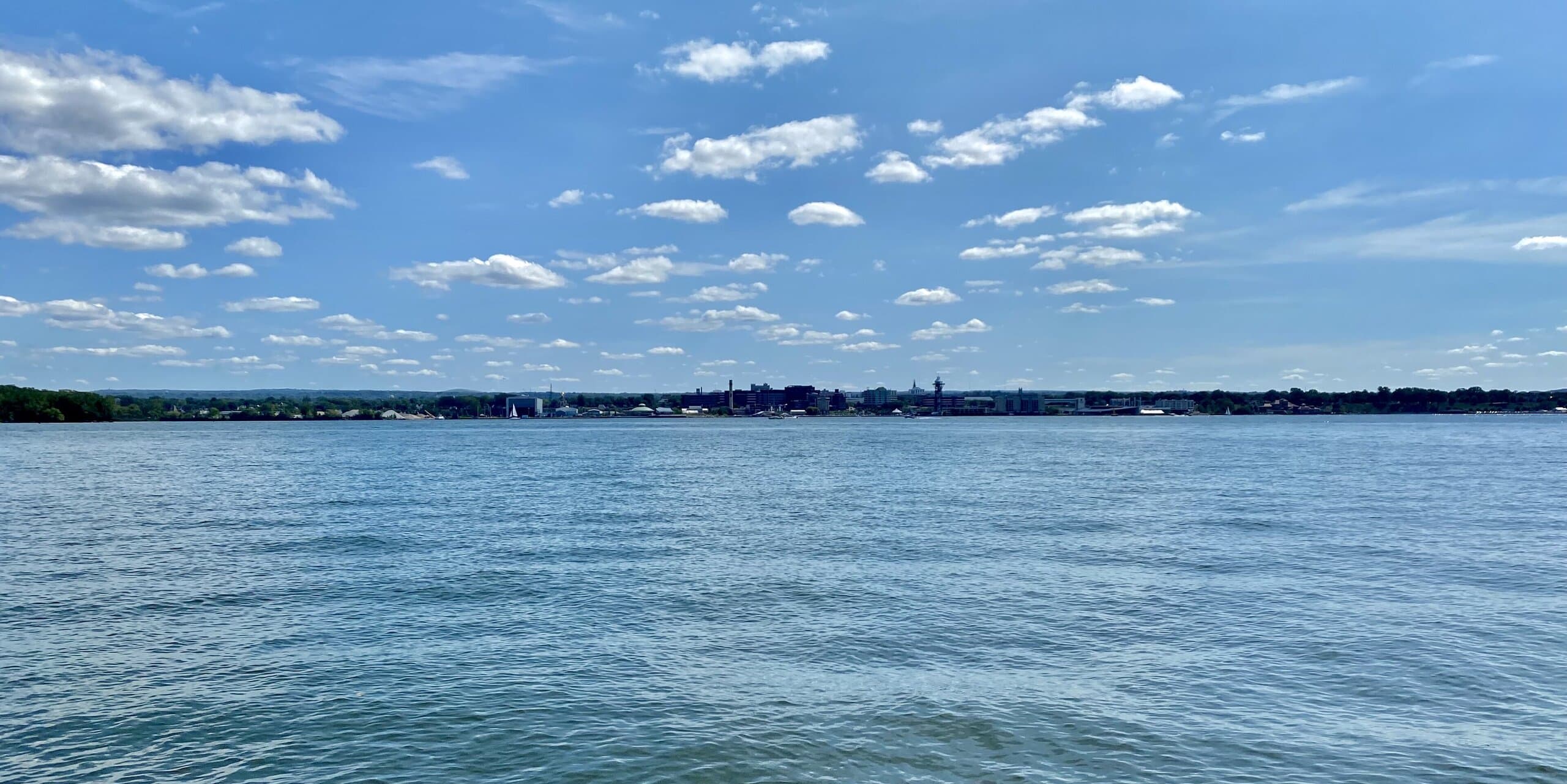 Erie, PA skyline, the corridor Whipshipper carriers serve daily