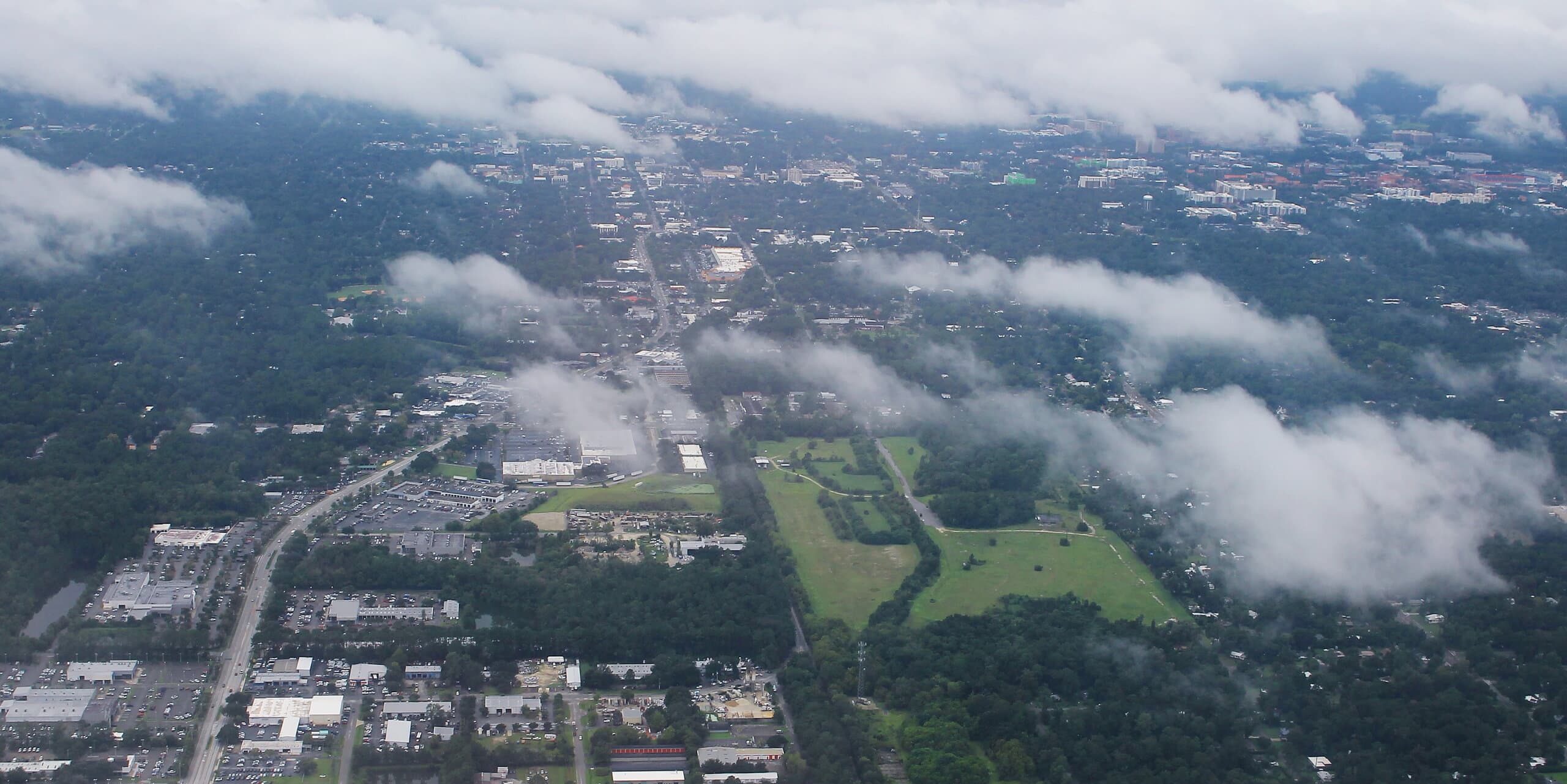 Gainesville, FL skyline, the corridor Whipshipper carriers serve daily