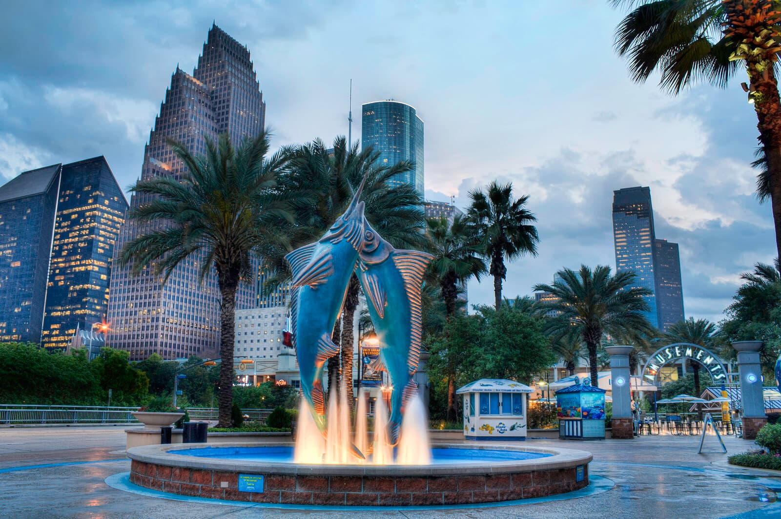 Houston, TX — Downtown Houston Aquarium in 2012