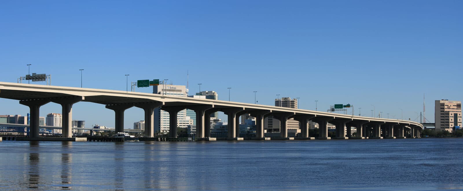 Jacksonville, FL — Fuller Warren Bridge, Jacksonville FL 1 Panorama