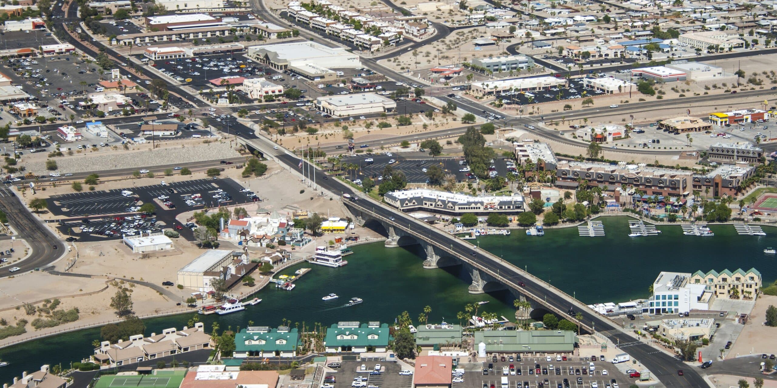 Lake Havasu City, AZ skyline, the corridor Whipshipper carriers serve daily