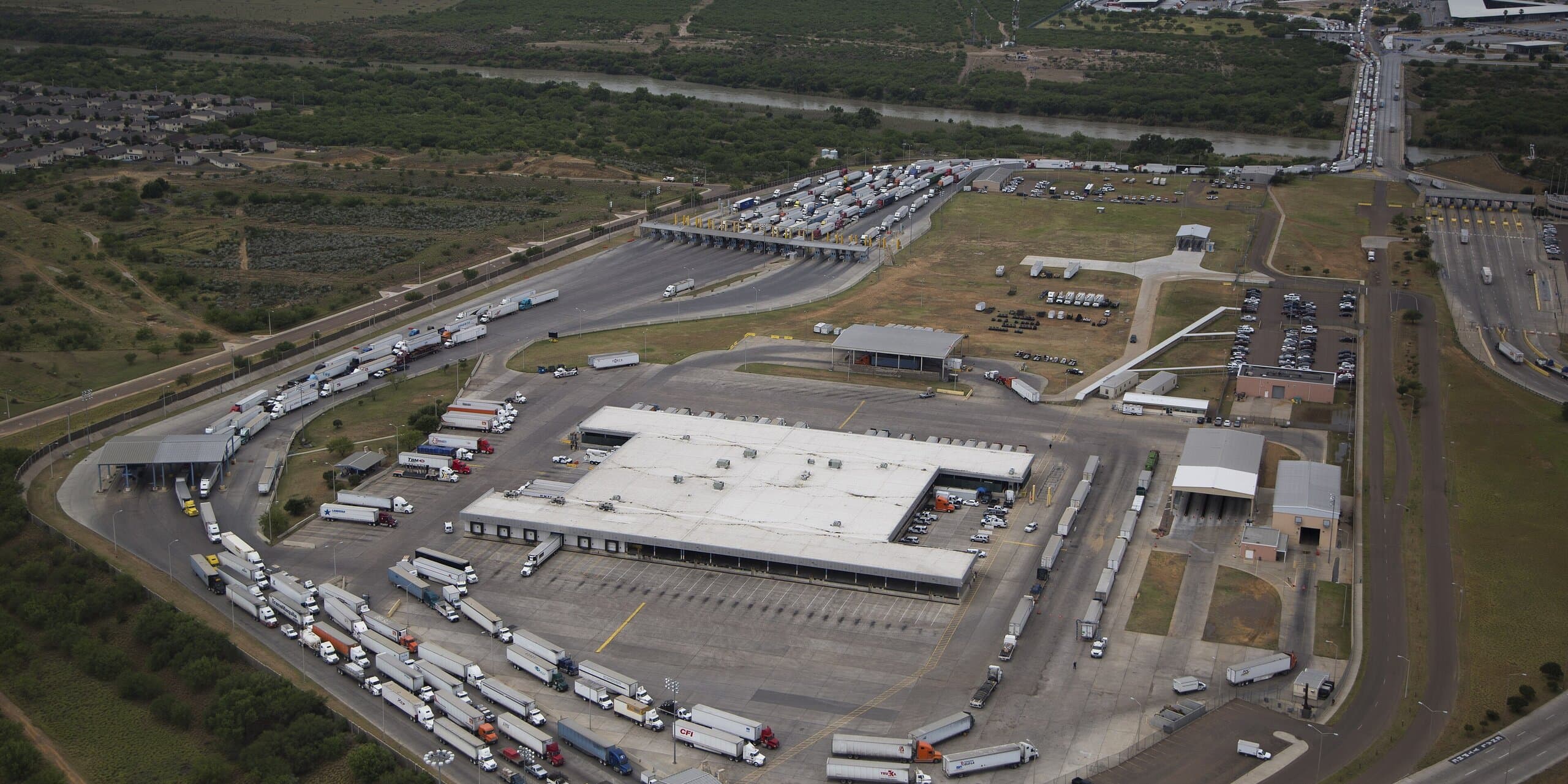 Laredo, TX skyline, the corridor Whipshipper carriers serve daily