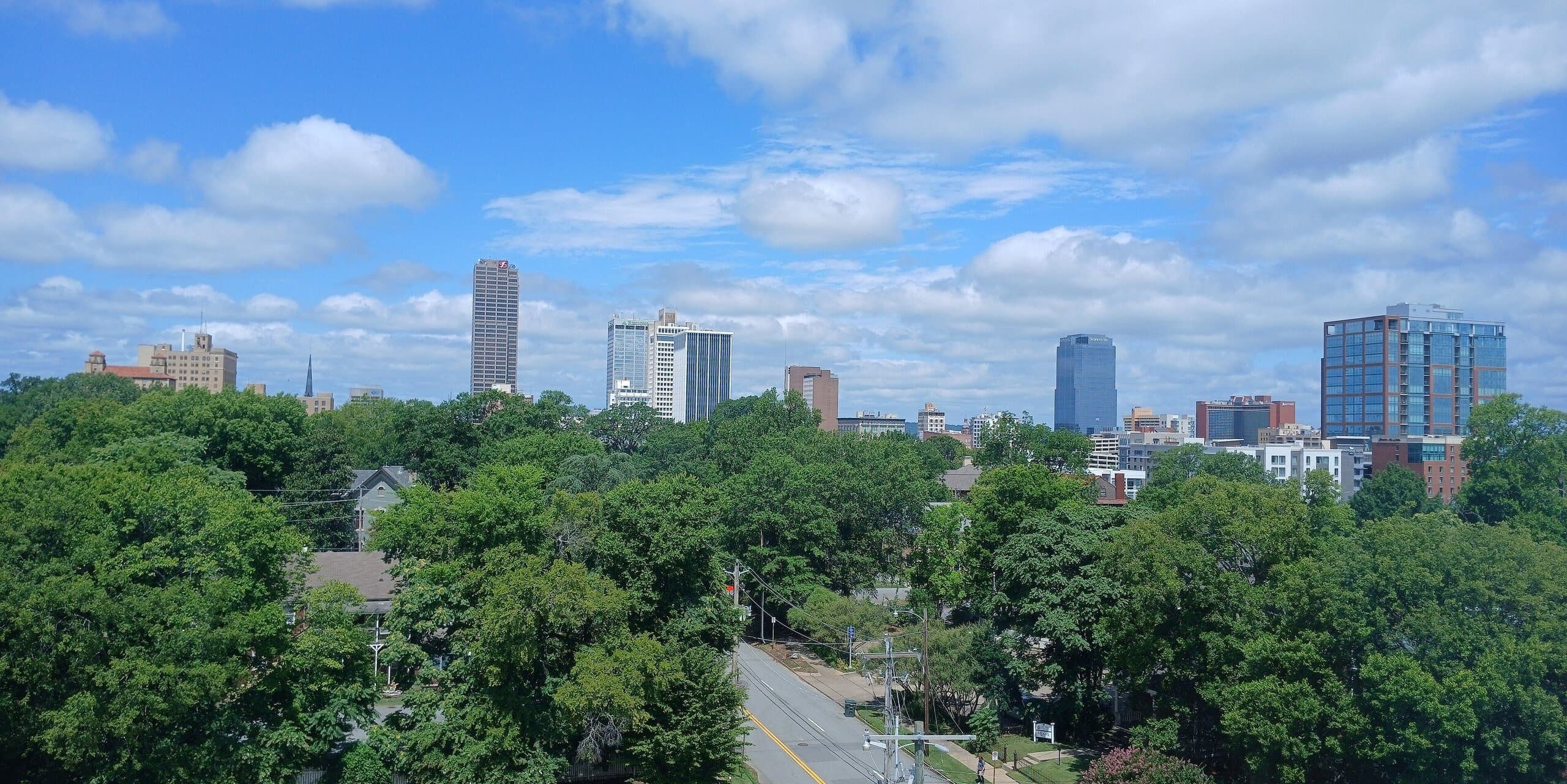 Little Rock, AR skyline, the corridor Whipshipper carriers serve daily