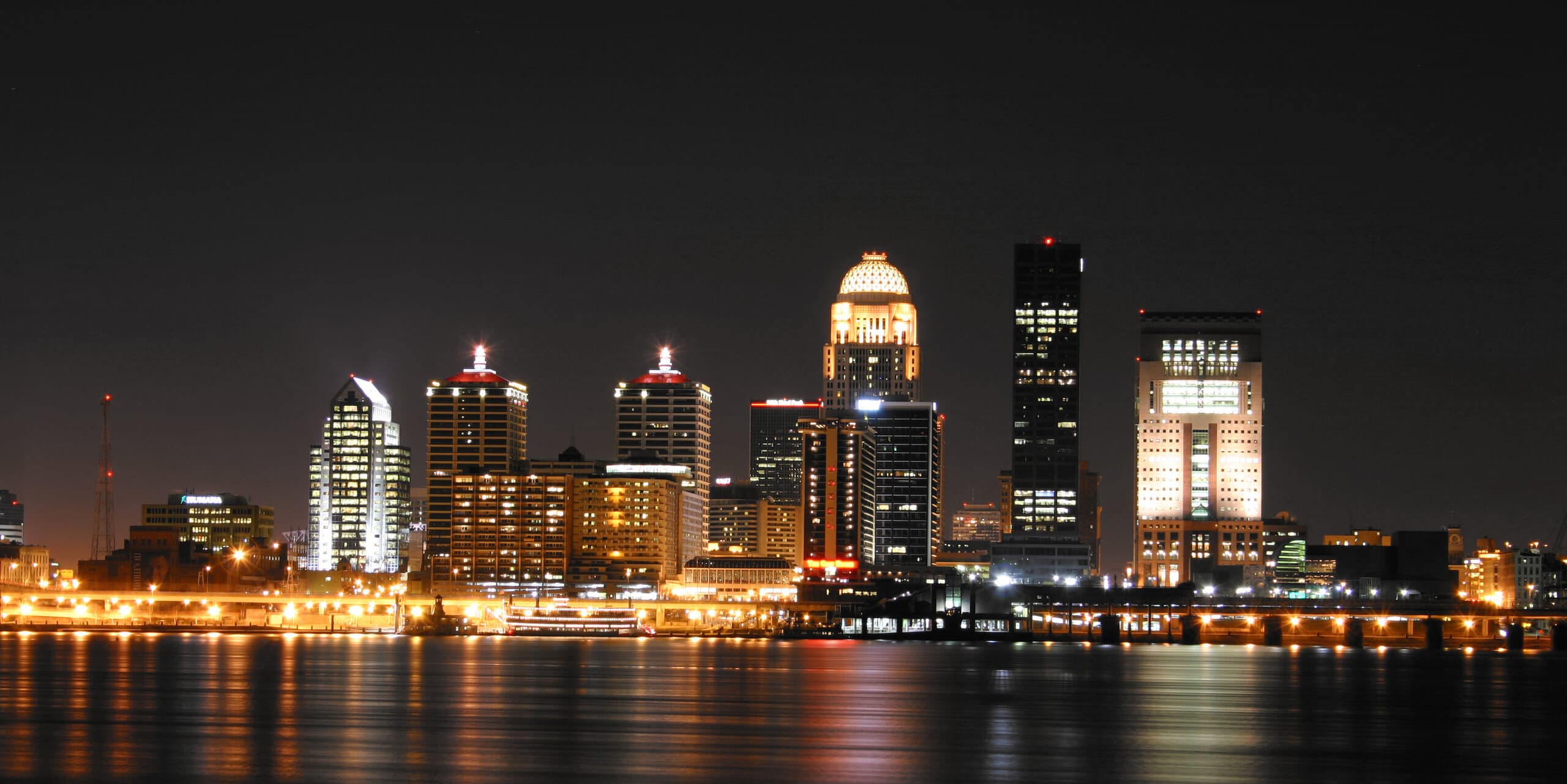 Louisville, KY skyline, the corridor Whipshipper carriers serve daily