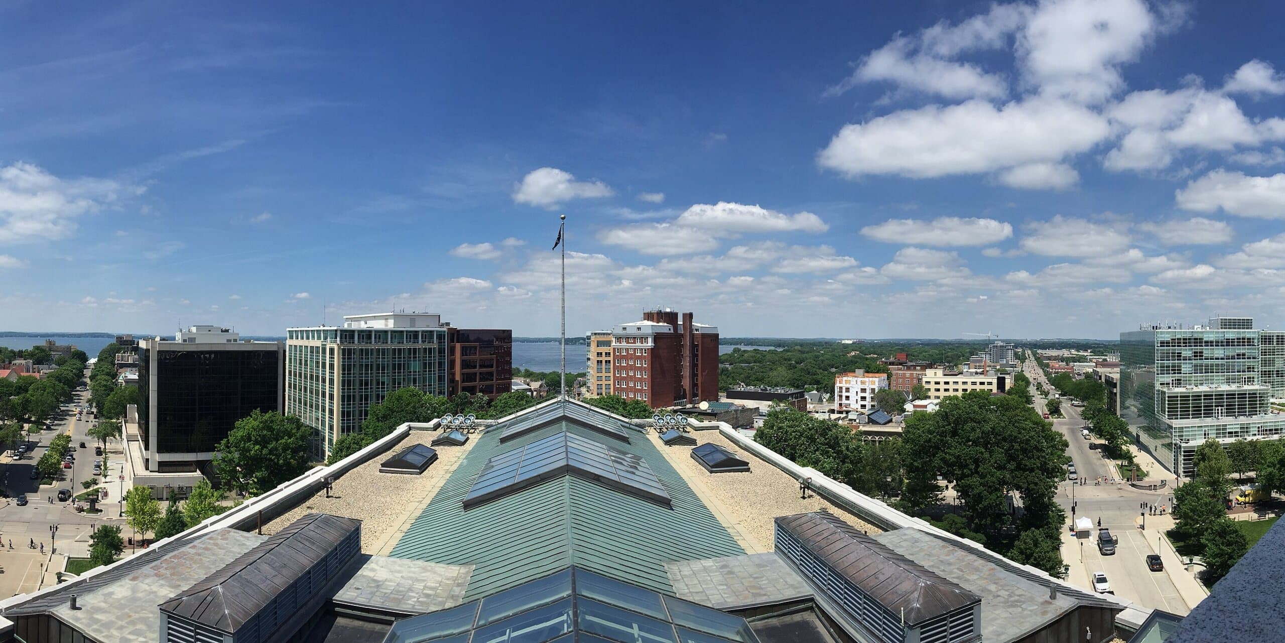 Madison, WI skyline, the corridor Whipshipper carriers serve daily