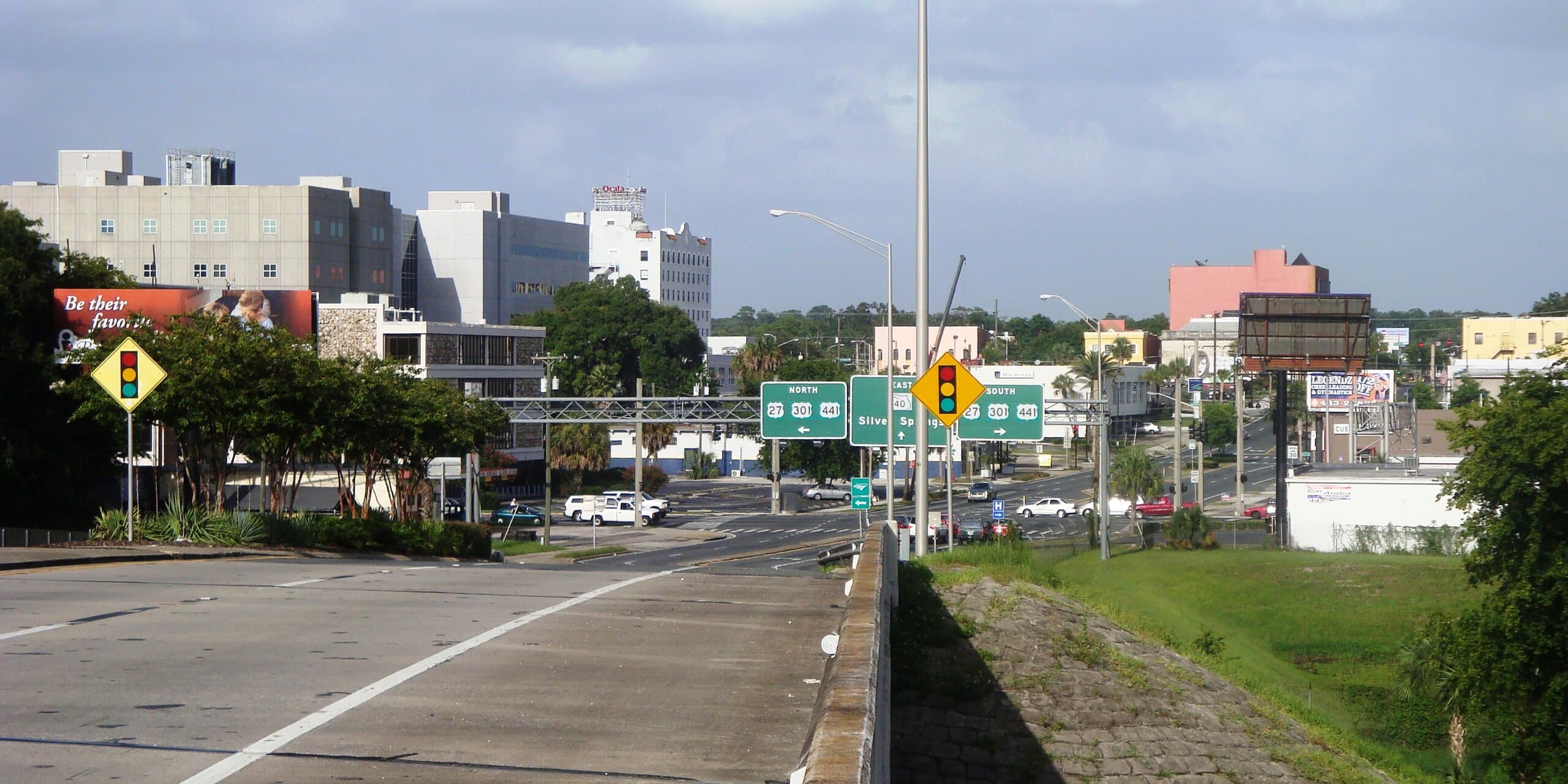 Ocala, FL skyline, the corridor Whipshipper carriers serve daily