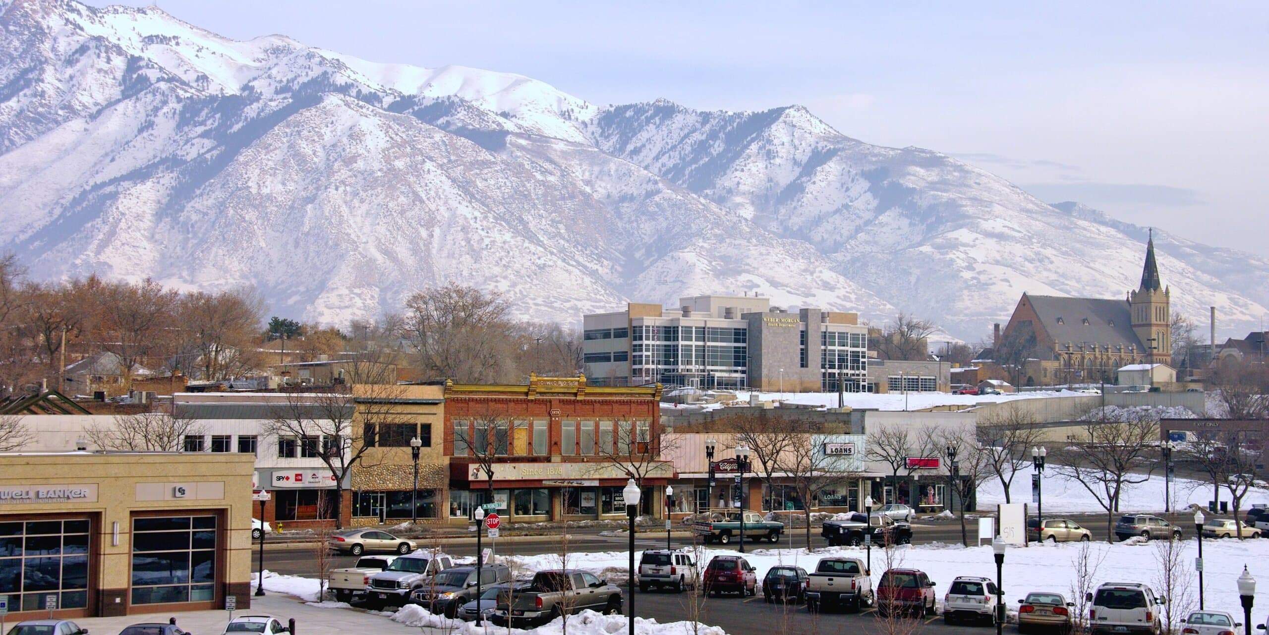 Ogden, UT skyline, the corridor Whipshipper carriers serve daily