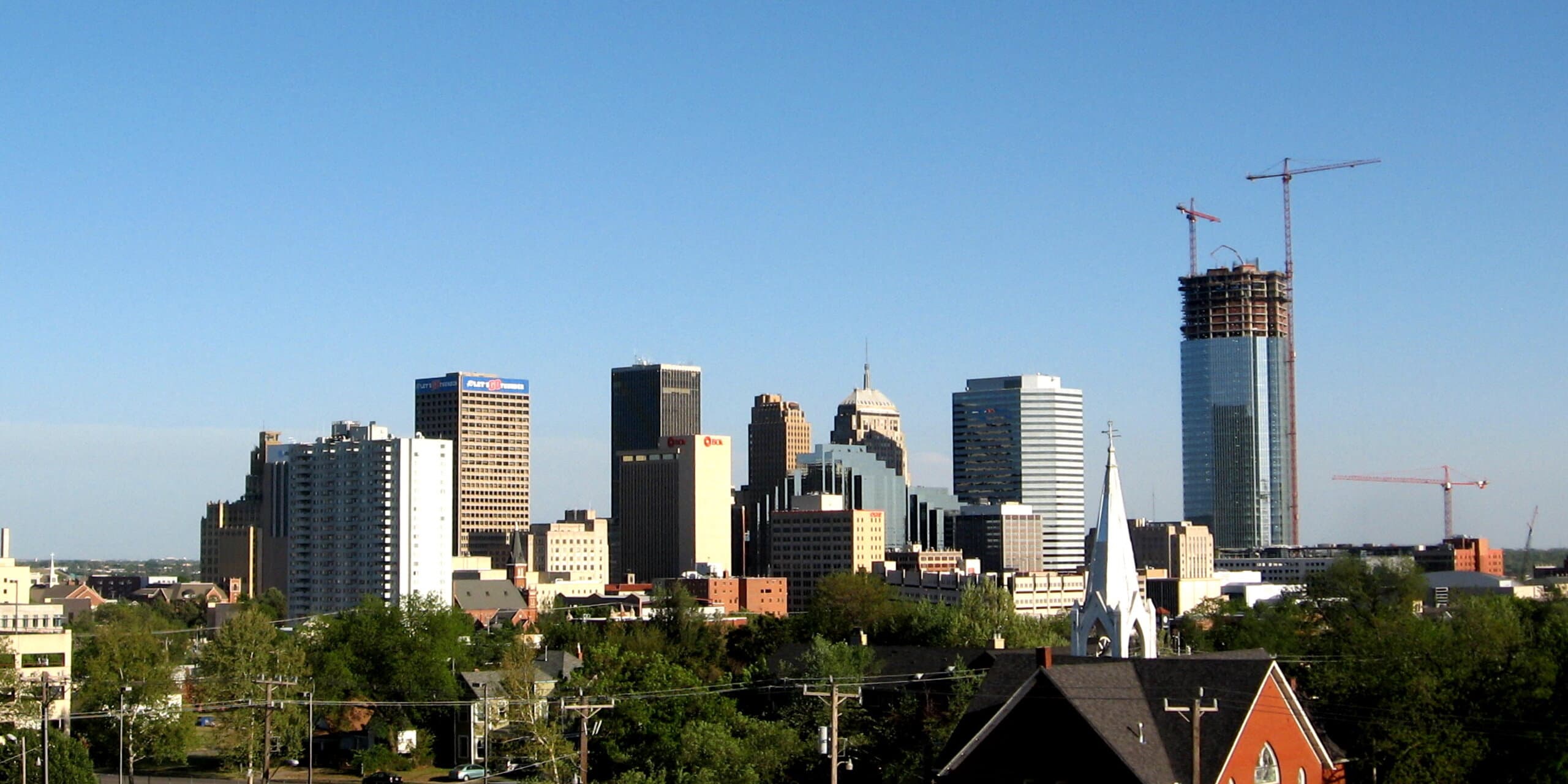 Oklahoma City, OK skyline, the corridor Whipshipper carriers serve daily