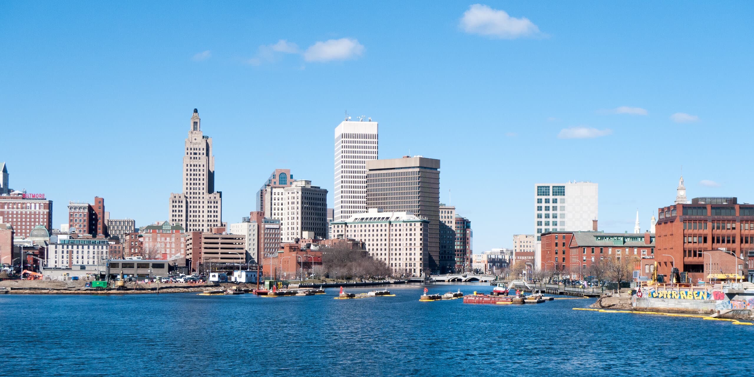 Providence, RI skyline, the corridor Whipshipper carriers serve daily