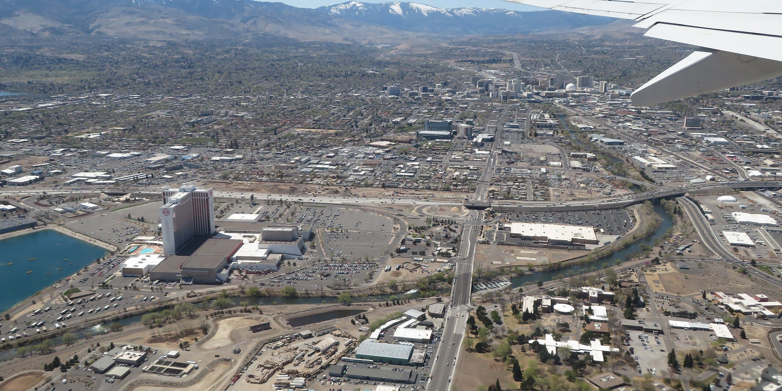 Reno, NV skyline, the corridor Whipshipper carriers serve daily