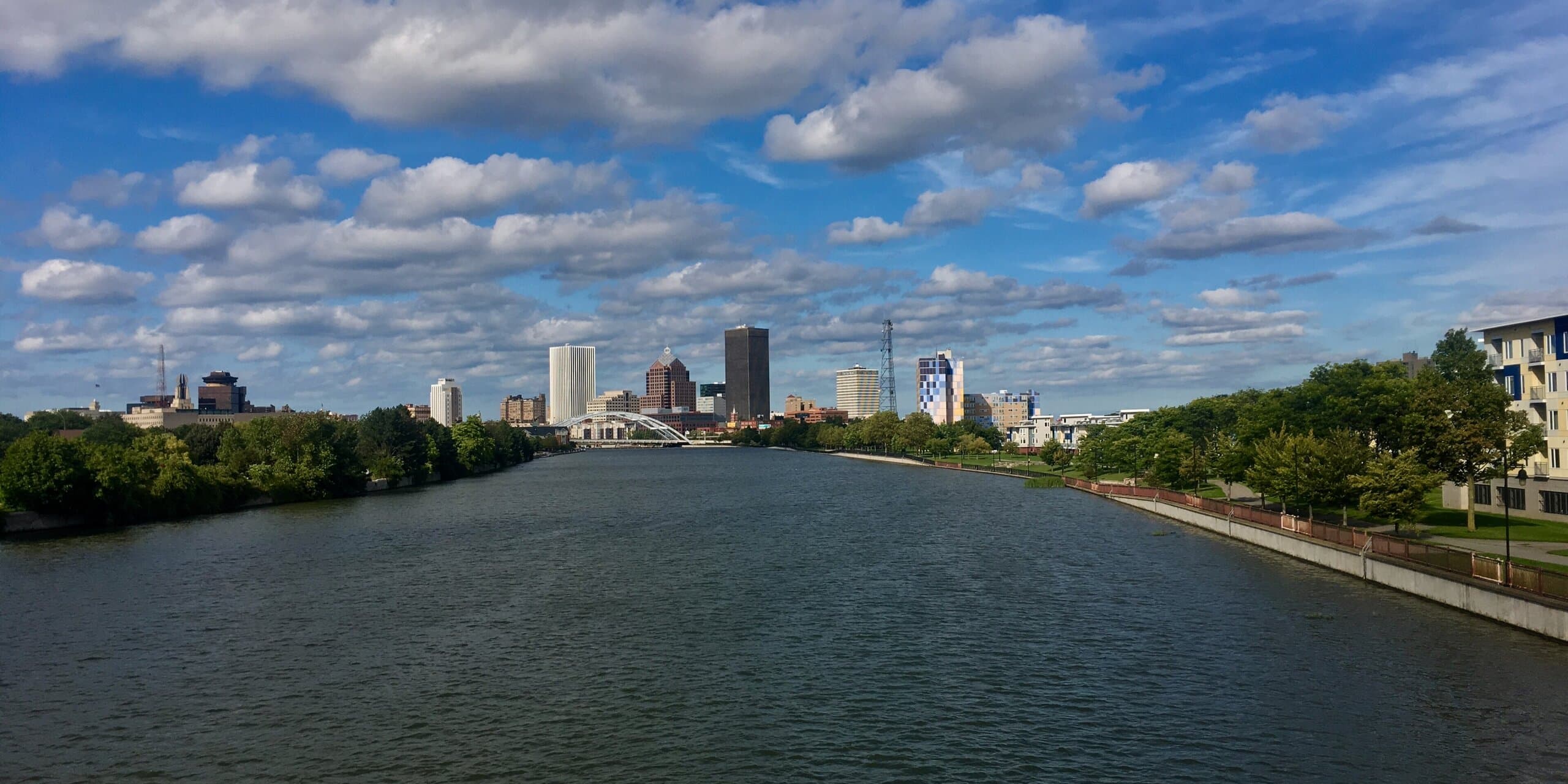 Rochester, NY skyline, the corridor Whipshipper carriers serve daily