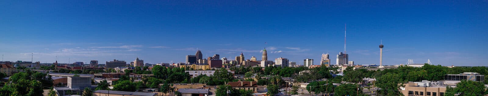 San Antonio, TX — Downtown San Antonio Skyline Panorama