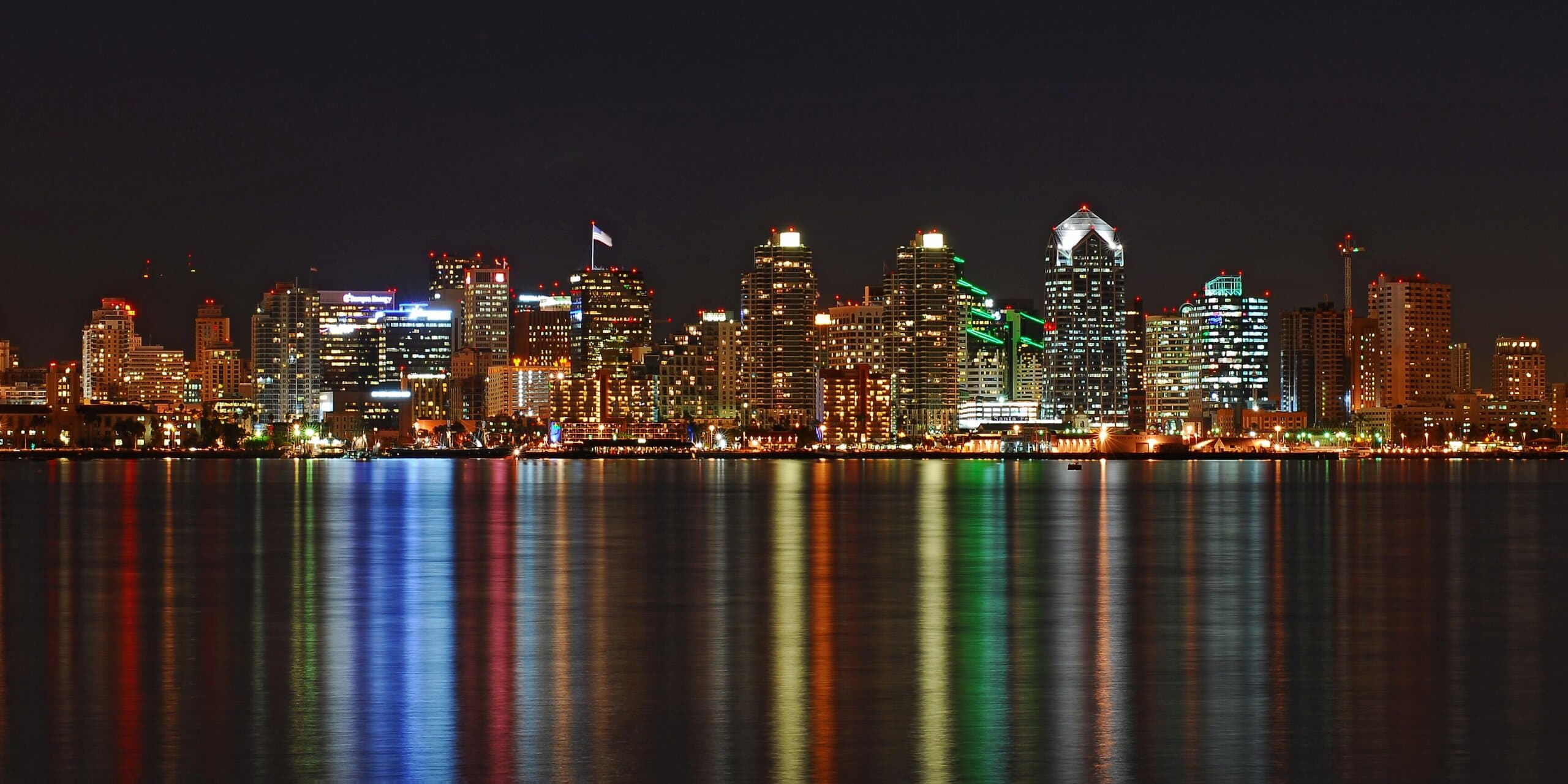 San Diego, CA skyline, the corridor Whipshipper carriers serve daily