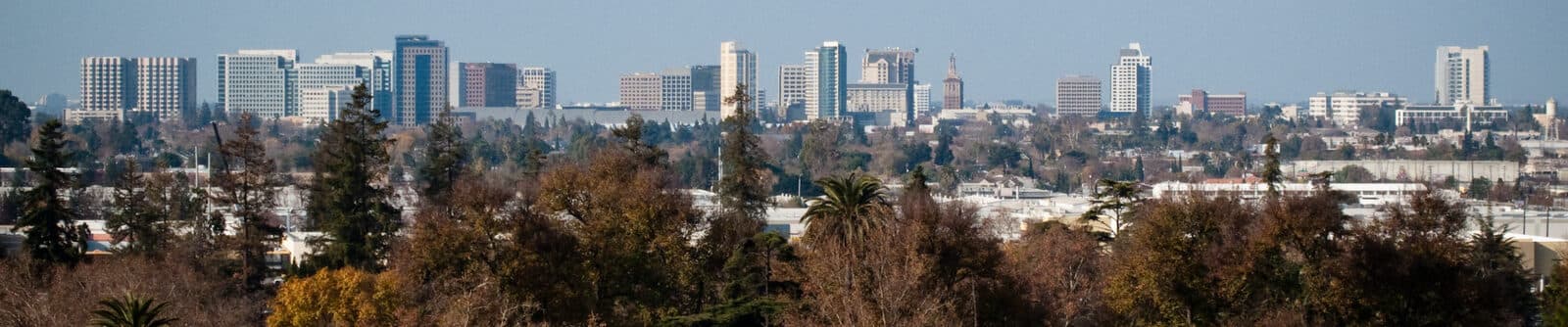 San Jose, CA — Downtown Skyline from Oak Hill (cropped)