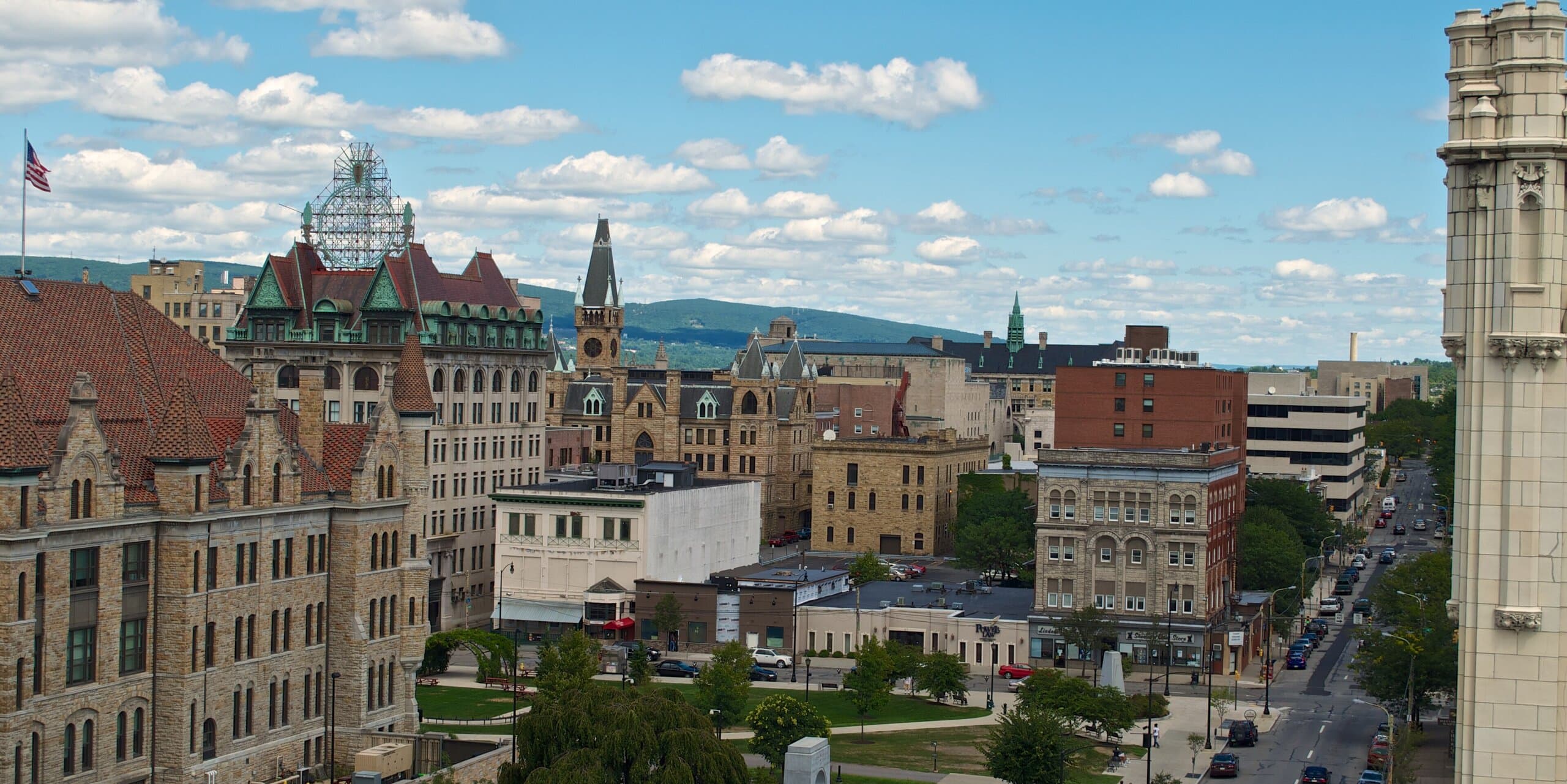 Scranton, PA skyline, the corridor Whipshipper carriers serve daily