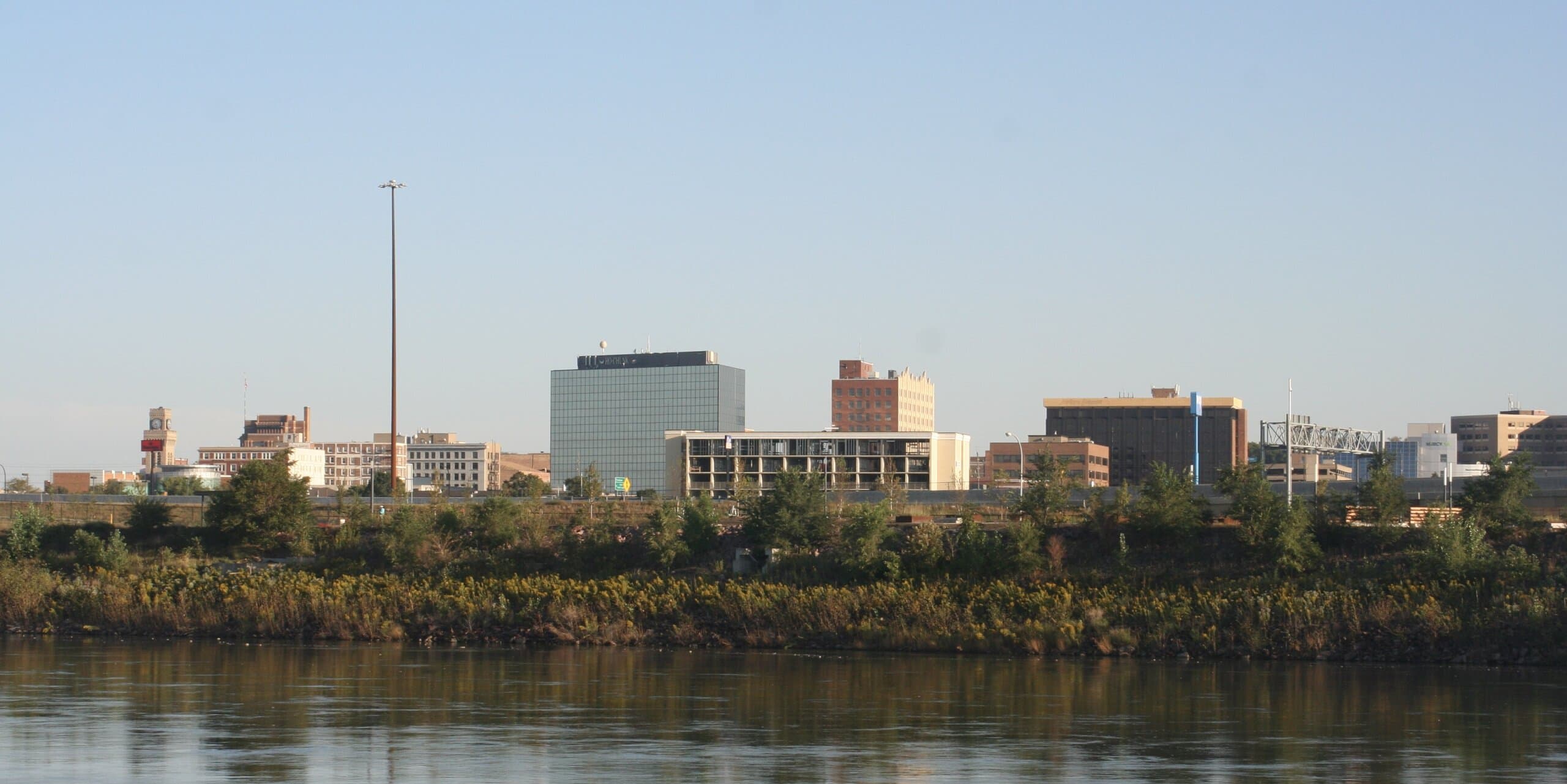 Sioux City, IA skyline, the corridor Whipshipper carriers serve daily
