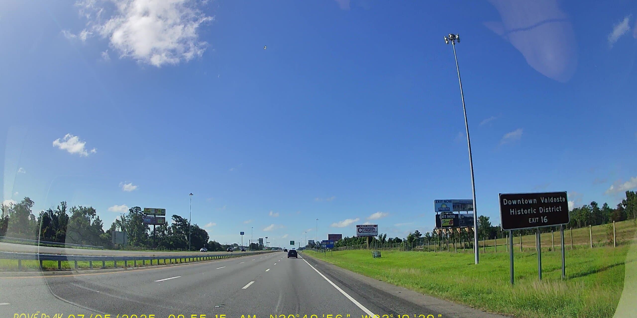 Valdosta, GA skyline, the corridor Whipshipper carriers serve daily
