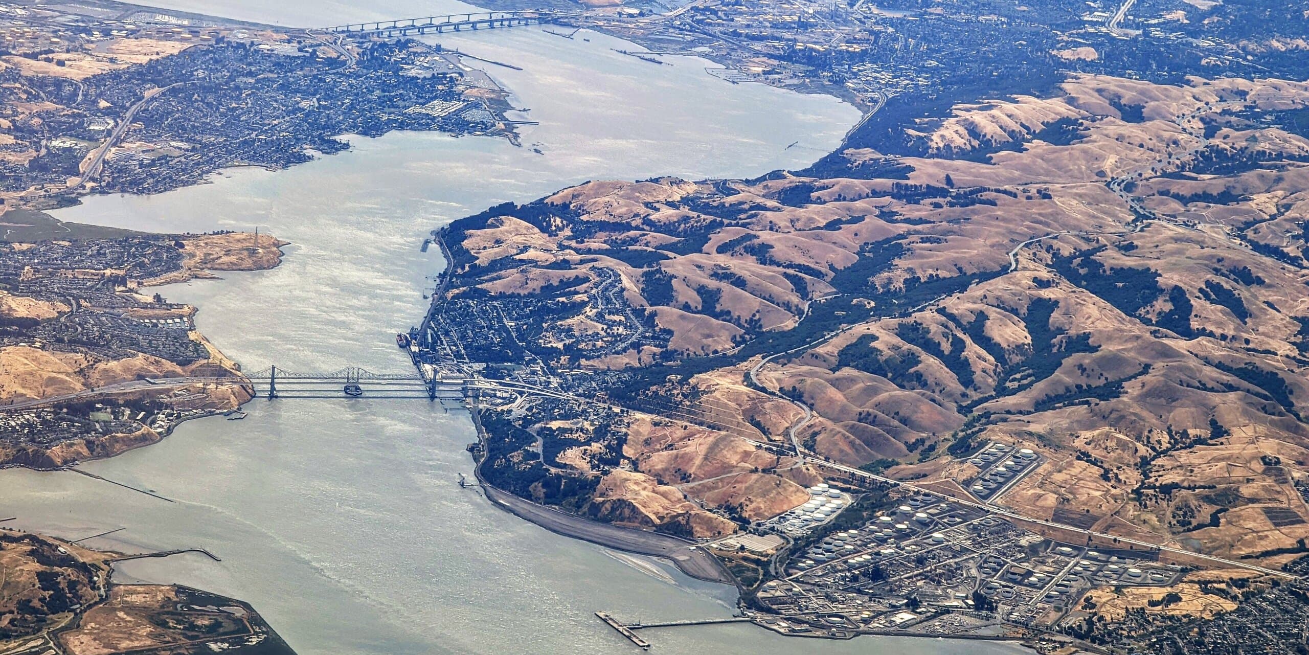 Vallejo, CA skyline, the corridor Whipshipper carriers serve daily