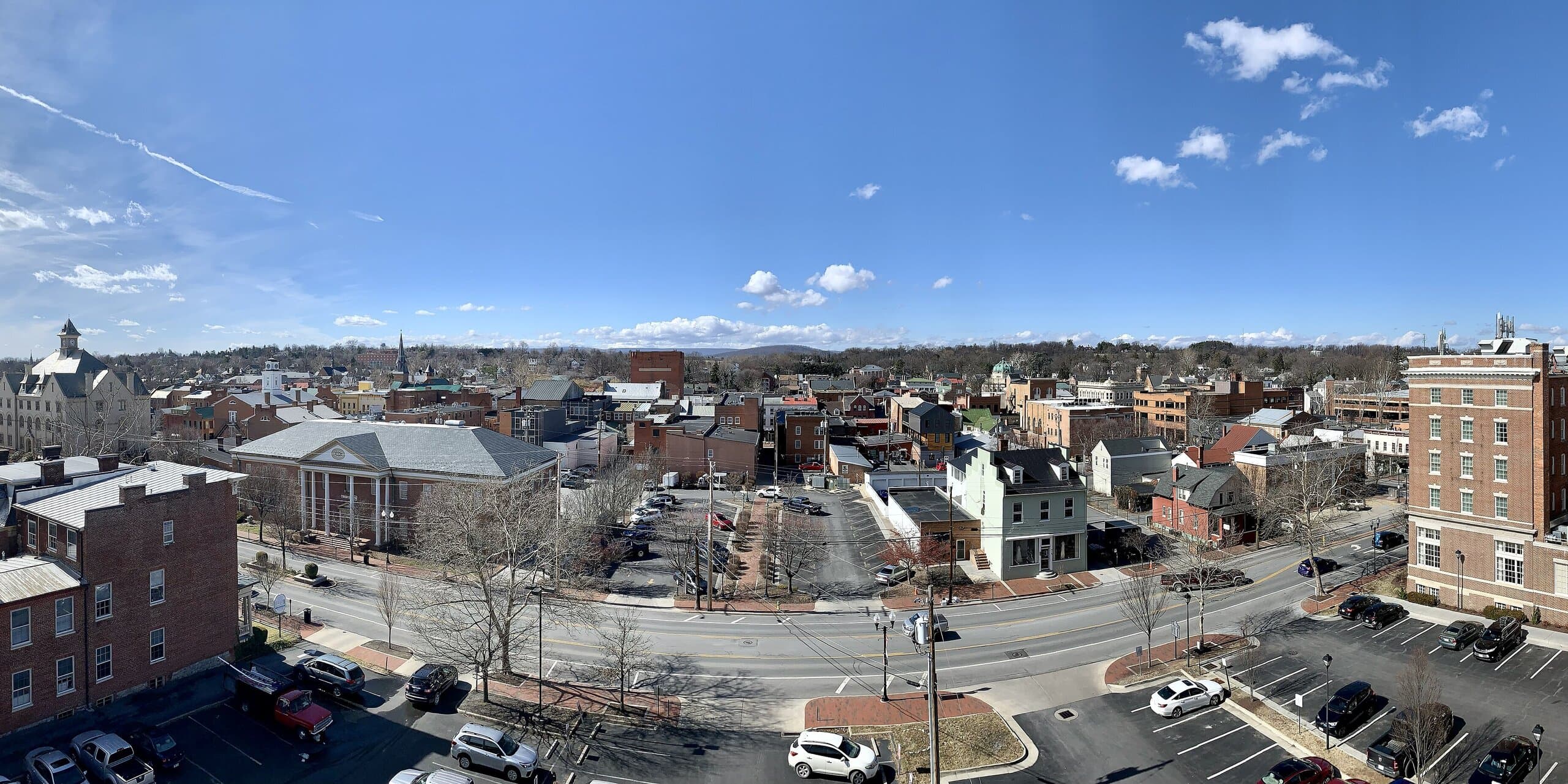 Winchester, VA skyline, the corridor Whipshipper carriers serve daily