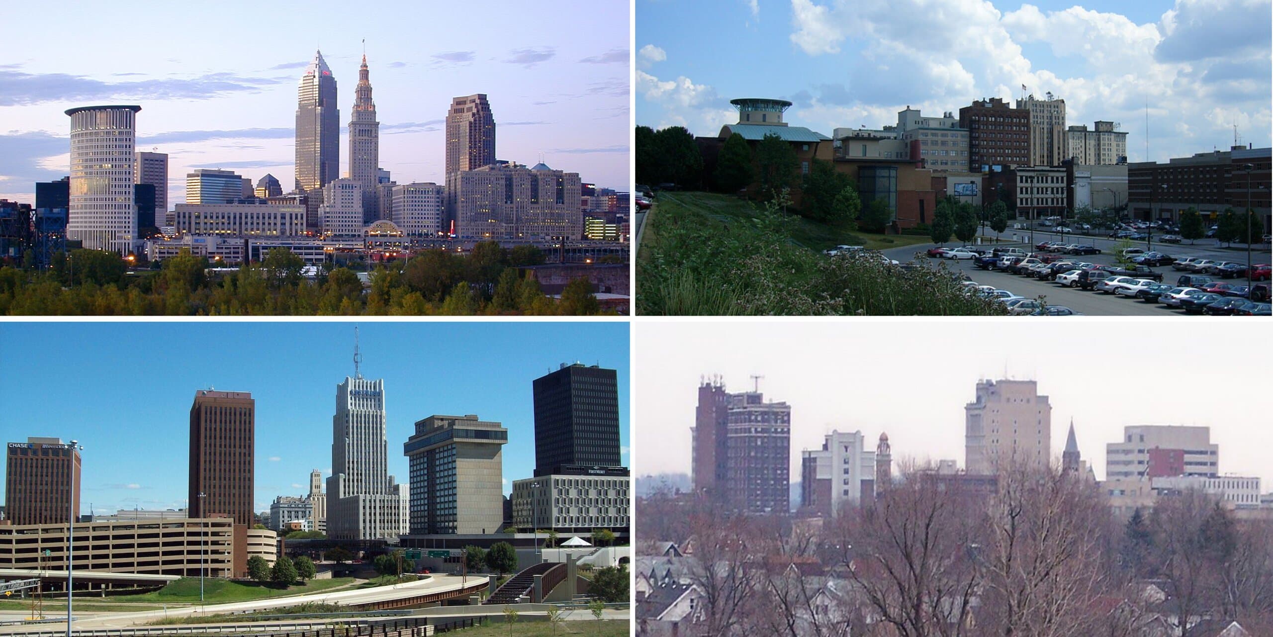 Youngstown, OH skyline, the corridor Whipshipper carriers serve daily