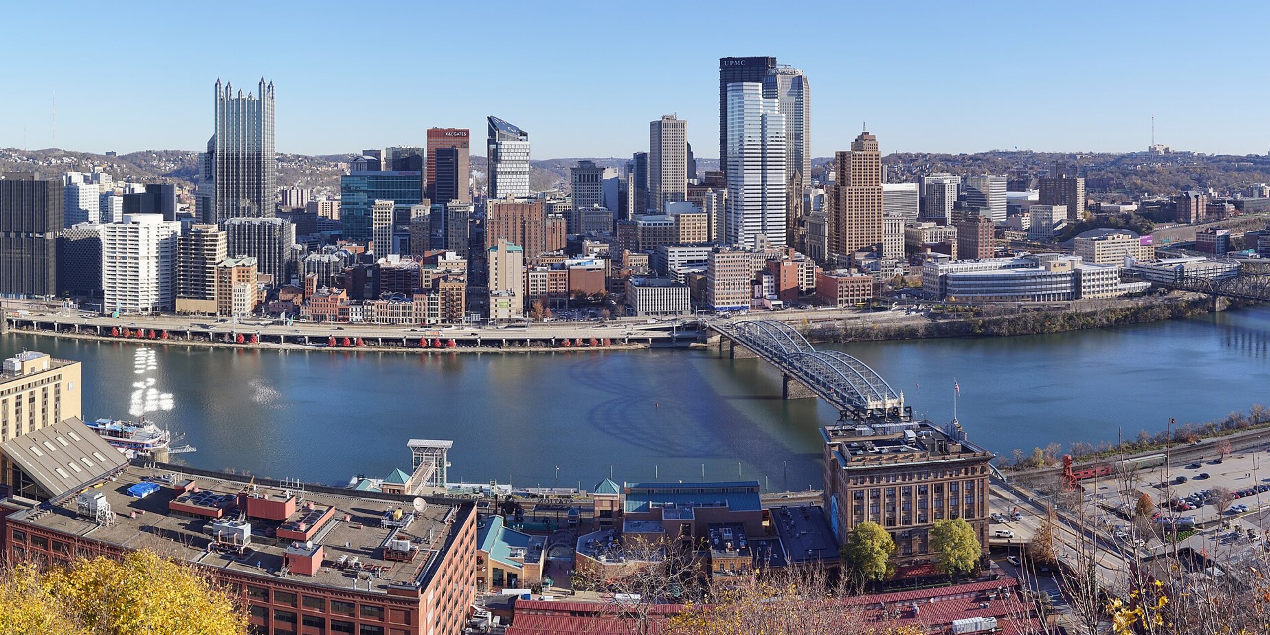 Pittsburgh, PA — skyline, Whipshipper Auto Transport coverage